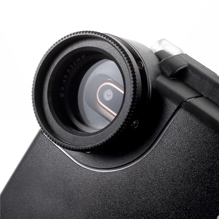 MEIKON 40m/130ft IPX8 Waterproof Underwater Diving Case for iPhone 8 Plus 5.5 inch - Black