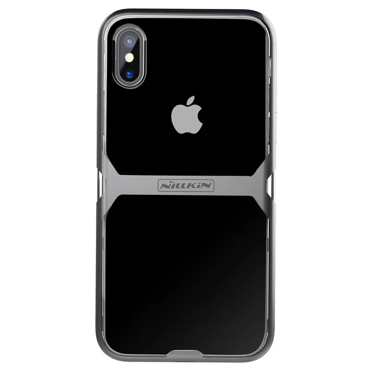 NILLKIN Crystal Case for iPhone X/10 5.8 inch PC + TPU Hybrid Case - Grey