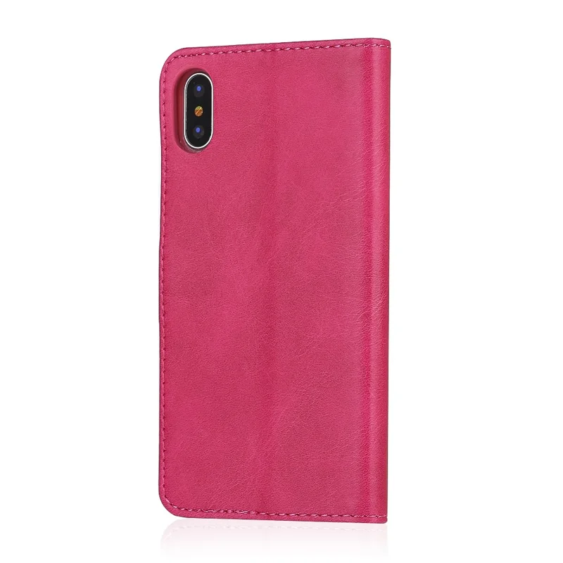 LC.IMEEKE Wallet Stand Leather Case Accessory for iPhone X/10 - Rose