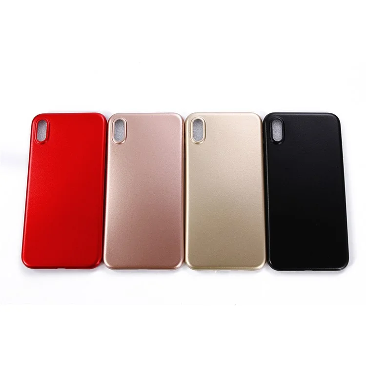 Matte Anti-fingerprint Ultra-thin PP Case for iPhone X - Black