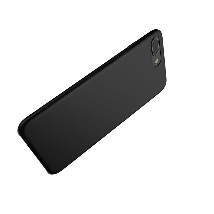TOTU Silky Feel Liquid Silicone Protective Cover for iPhone 8 Plus / 7 Plus - Black