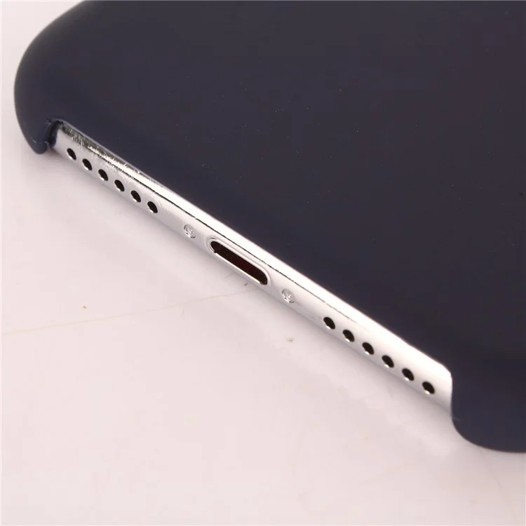 Silky Feel Liquid Silicone Protective Cover for iPhone X/Ten 5.8 inch - Black