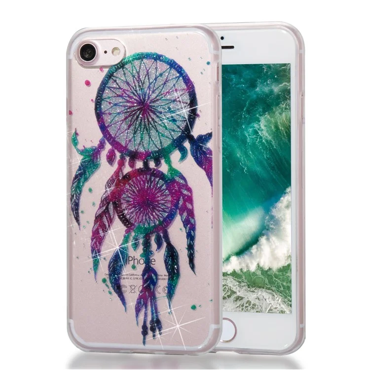 IMD Glitter Powder TPU Phone Case for iPhone 8/7 4.7 inch - Dream Catcher