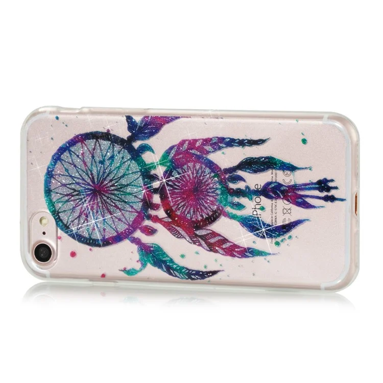 IMD Glitter Powder TPU Phone Case for iPhone 8/7 4.7 inch - Dream Catcher