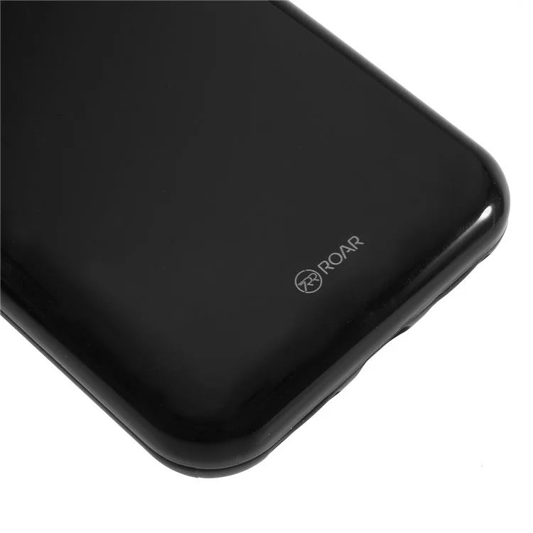 ROAR KOREA PC + TPU Hybrid Mirror Case with Kickstand for iPhone 8/7 - Black