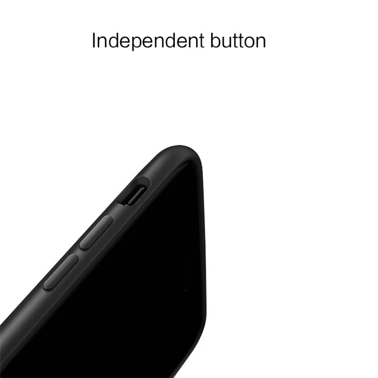 NXE Matte TPU Mobile Phone Protective Back Casing for iPhone 8/7 4.7 inch - Black