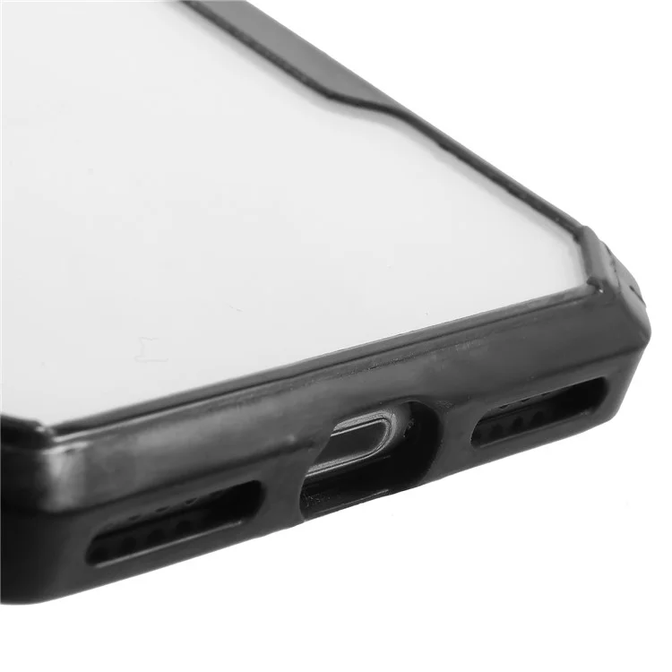 Drop-resistant PC + TPU Hybrid Phone Case for iPhone 8/7 - Black