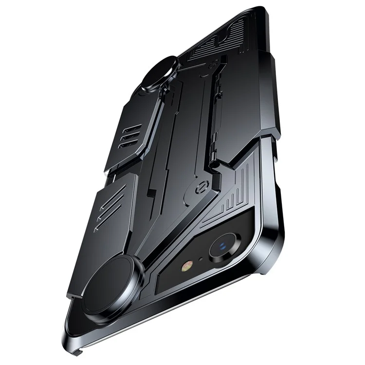 BASEUS Gamer Gamepad Hard PC Back Case with Kickstand for iPhone 8 Plus/7 Plus 5.5 inch - Black