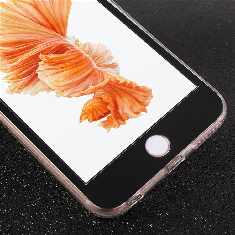 Acrylic TPU Hybrid Front + TPU Back Hybrid Case for iPhone 6s 6 - Black