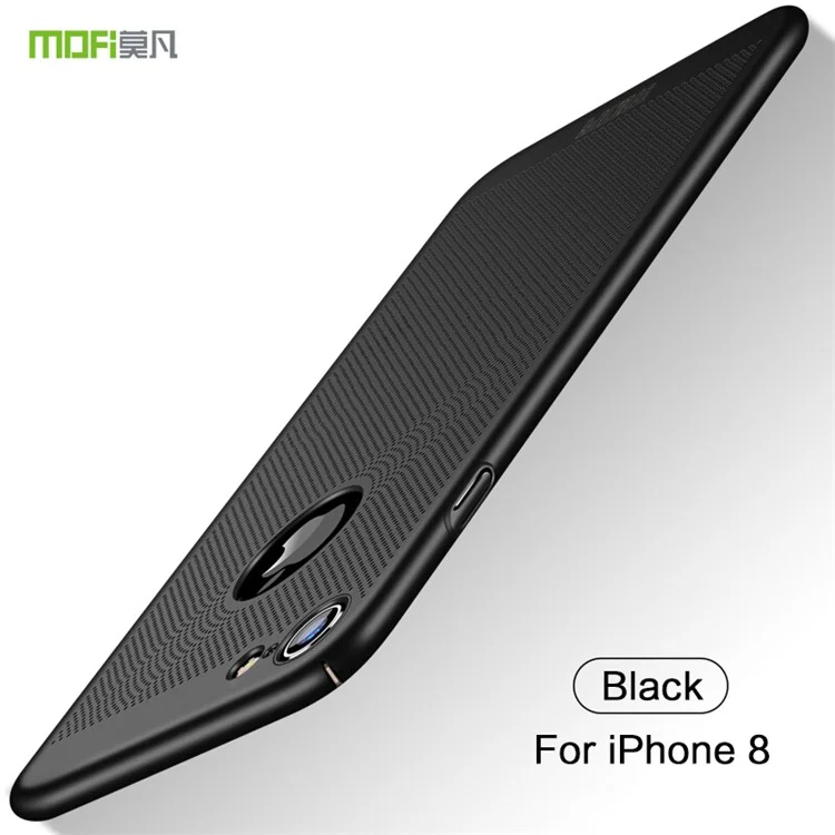 MOFI Hard PC Heat Dissipation Mobile Phone Case for iPhone 8 4.7 inch - Black