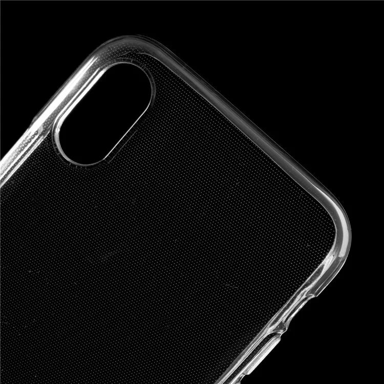 100PCS Clear TPU Mobile Phone Cover Shell with Non-slip Inner for iPhone X/10 5.8 inch - Transparent