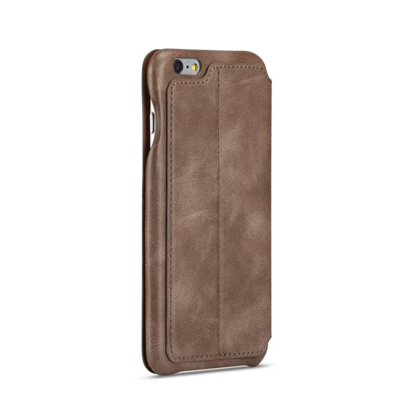 LC.IMEEKE Retro Style Leather Stand Card Slot Mobile Casing for iPhone 6s/6 4.7-inch - Coffee