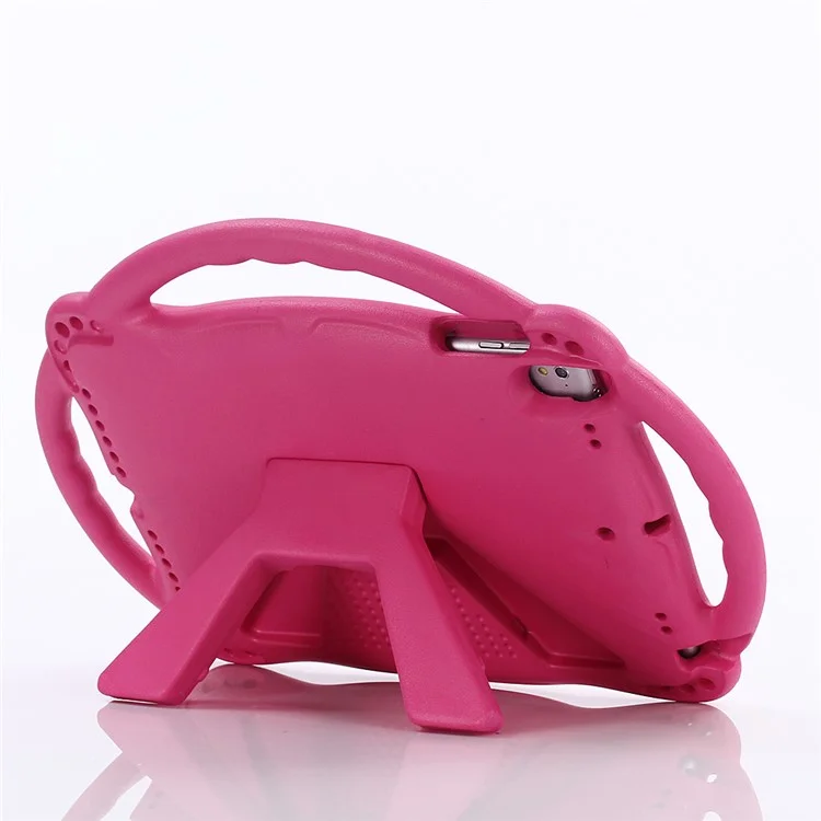 Kids-friendly EVA Shockproof Cover with Carrying Strap for iPad 9.7 (2018) / 9.7 (2017) / Air 2 / Air - Rose