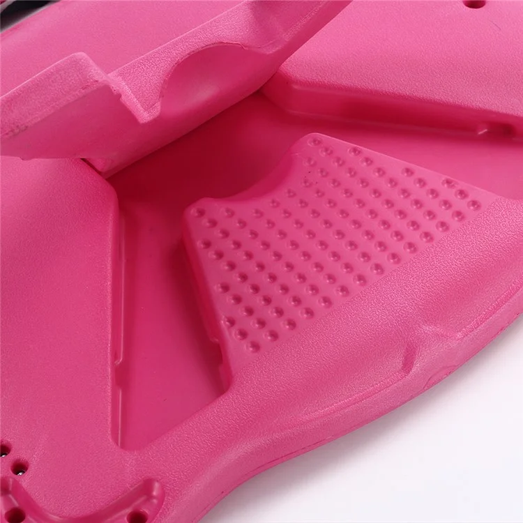 Kids-friendly EVA Shockproof Cover with Carrying Strap for iPad 9.7 (2018) / 9.7 (2017) / Air 2 / Air - Rose
