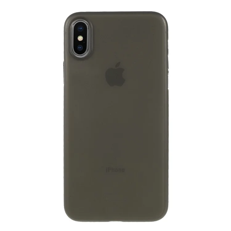 RECCI Ultra Thin Matte Skin Anti-scratch PP Hard Case for iPhone X - Grey