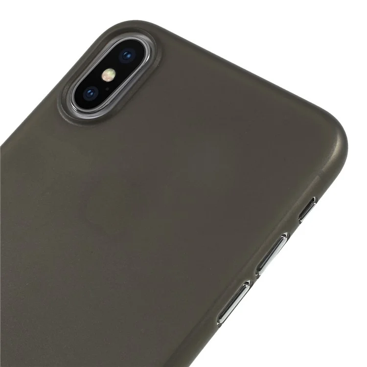 RECCI Ultra Thin Matte Skin Anti-scratch PP Hard Case for iPhone X - Grey