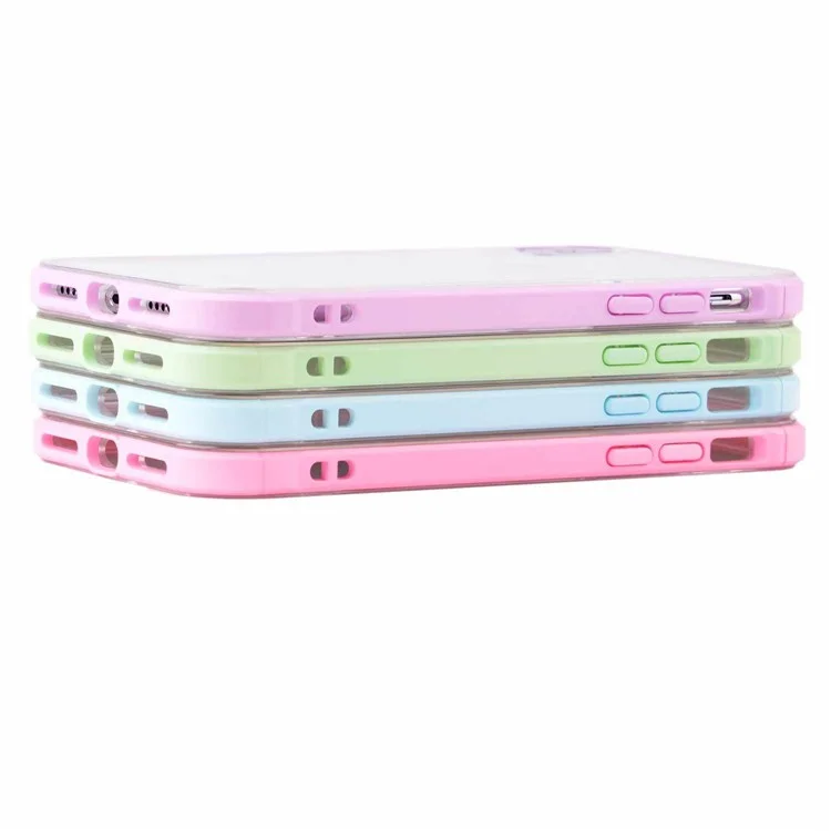 Rubberized Transparent PC + TPU Dustproof Hybrid Mobile Phone Case Accessory for iPhone X(Ten) - Purple