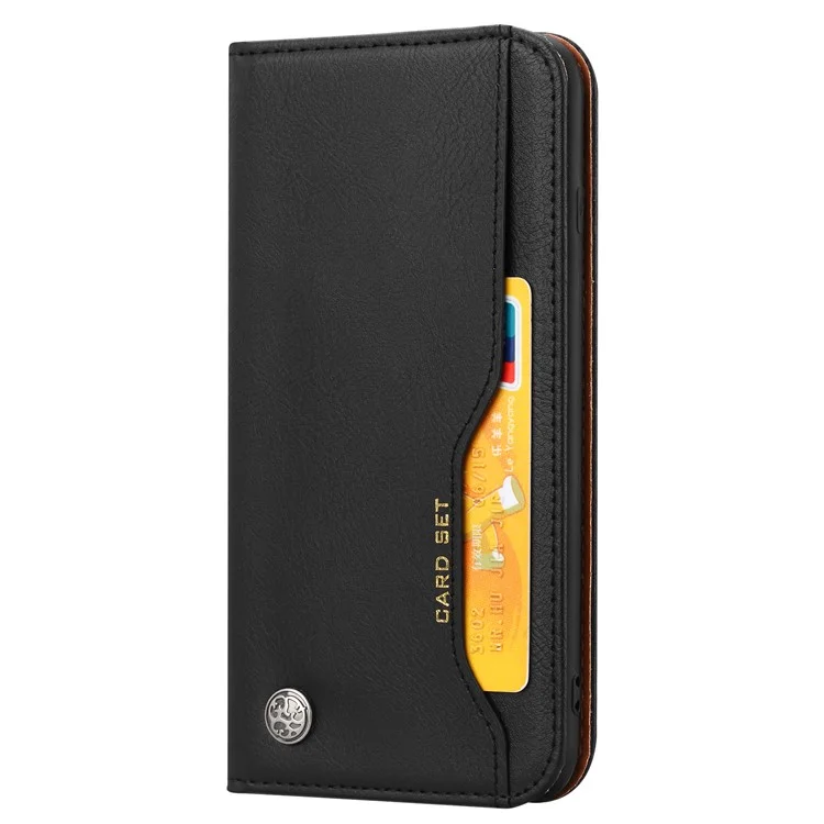 PU Leather Auto-absorbed Wallet Stand Case for 8 Plus / 7 Plus / 6s Plus / 6 Plus 5.5 inch - Black