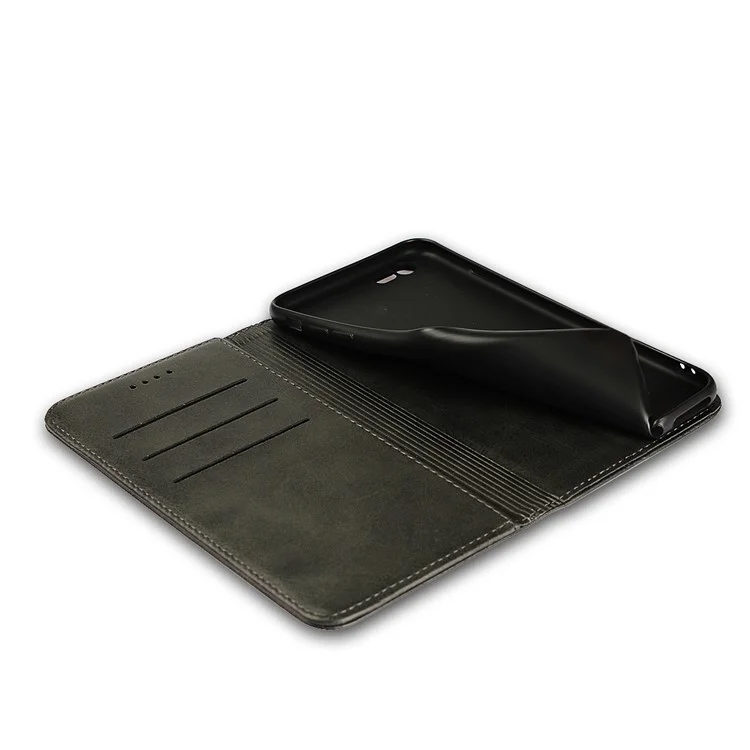 Magnetic Stand Leather Wallet Case for iPhone 8/7 4.7 inch - Black