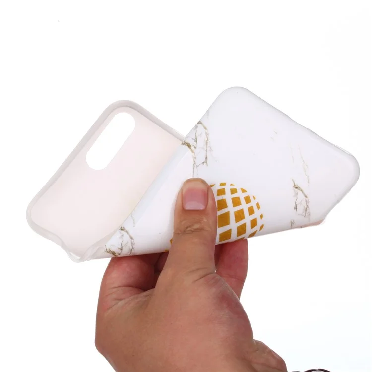Stylish Marble Pattern IMD TPU Phone Case for iPhone 8 Plus/7 Plus 5.5 inch - Pineapple