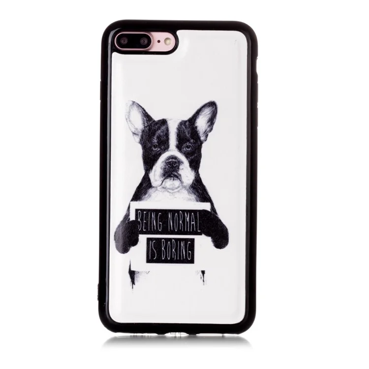 Pattern Printing Detachable 2-in-1 Wallet Leather Phone Case for iPhone 8 Plus / 7 Plus 5.5 inch - Dog