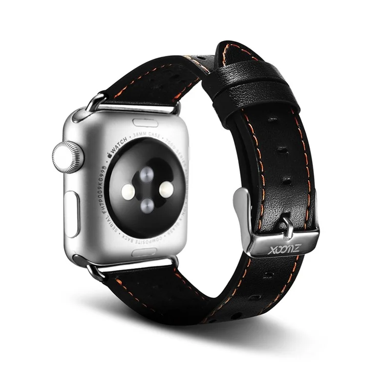 XOOMZ Classic PU Leather Honeycomb Watch Strap for Apple Watch Series 2/1 42mm - Black