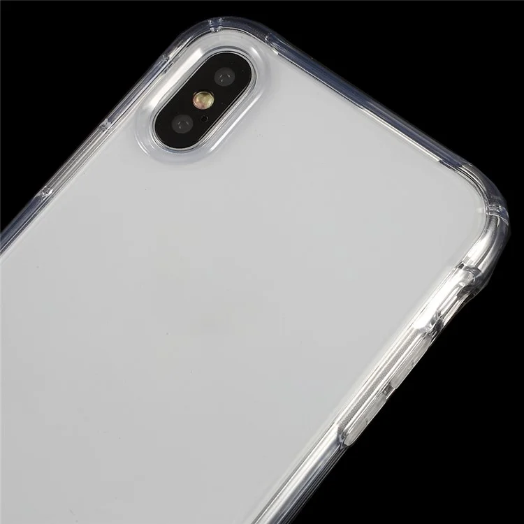 Clear TPU Flexible Phone Case for iPhone X - Transparent