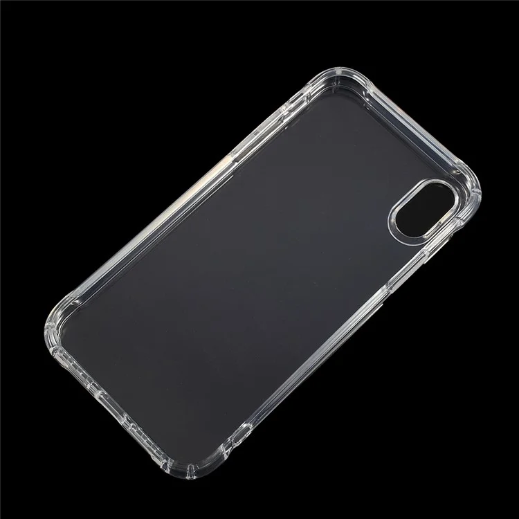 Clear TPU Flexible Phone Case for iPhone X - Transparent
