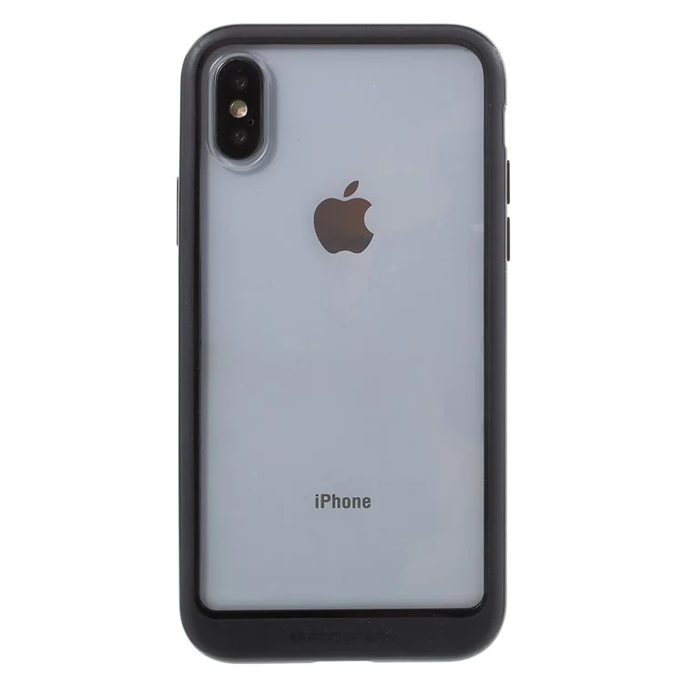MERCURY GOOSPERY Detachable Acrylic TPU PC Hybrid Cover for iPhone X - Black