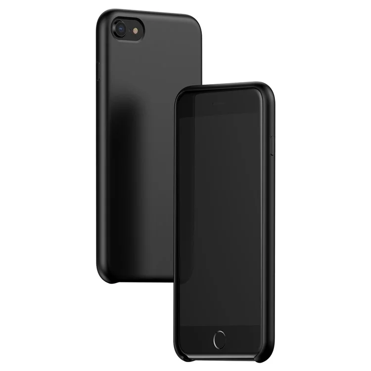 BASEUS Silky Feel Liquid Silicone Protective Case for iPhone 8 / 7 - Black