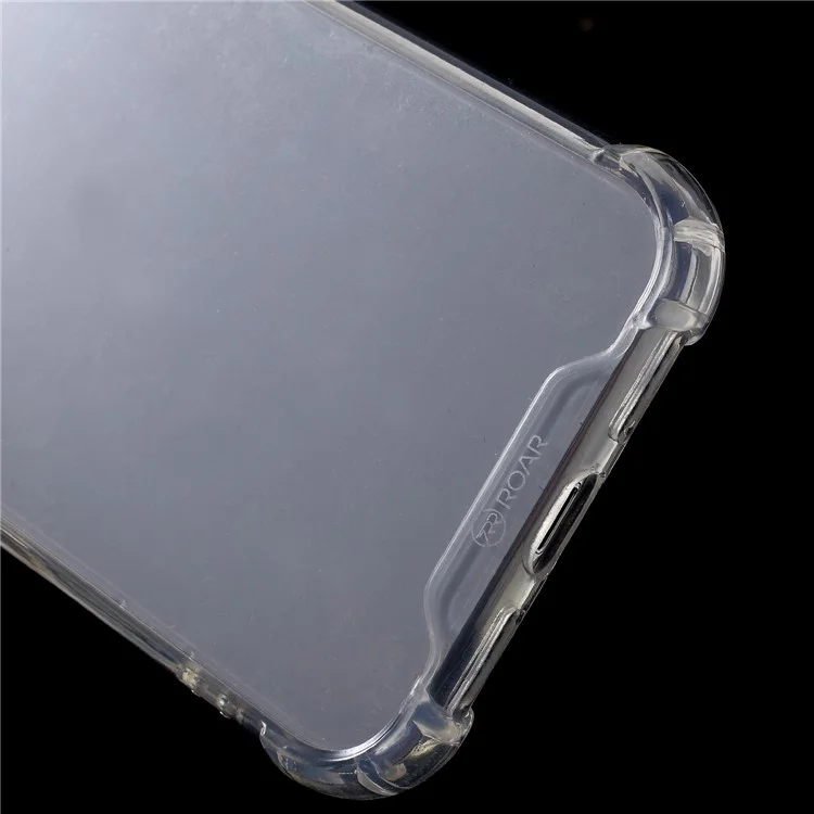 ROAR KOREA Shockproof Clear Acrylic Back + TPU Edge Hybrid Case for iPhone X