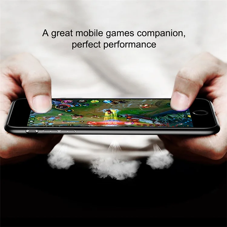BASEUS Hollow Heat Dissipation Combo PC + TPU Protective Phone Shell for iPhone 8 Plus/7 Plus 5.5 inch - Black