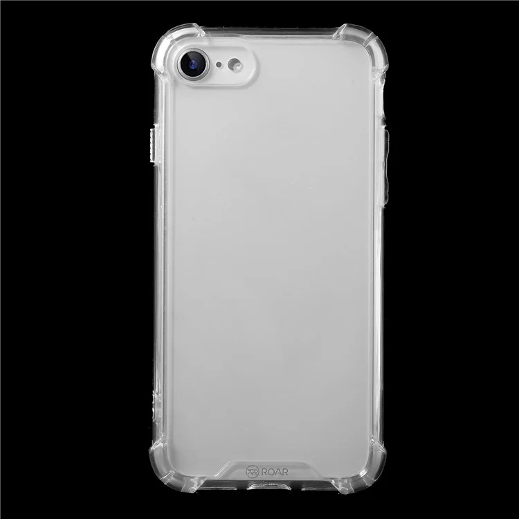 ROAR KOREA Clear Acrylic Back + TPU Edge Hybrid Shockproof Case for iPhone 8/7 4.7 inch