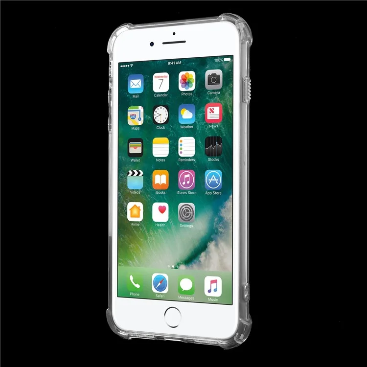 ROAR KOREA Clear Acrylic Back + TPU Edge Hybrid Shockproof Case for iPhone 8 Plus/7 Plus 5.5 inch