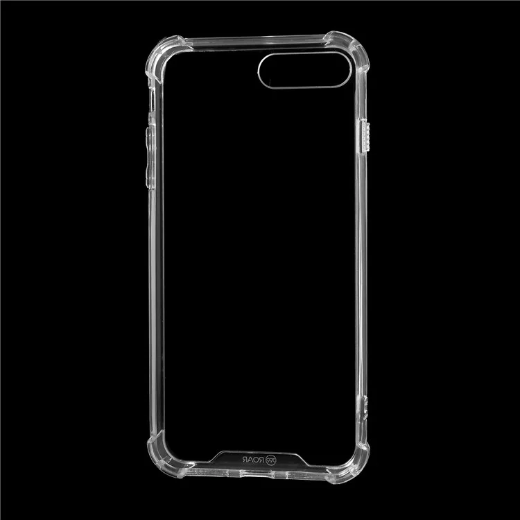 ROAR KOREA Clear Acrylic Back + TPU Edge Hybrid Shockproof Case for iPhone 8 Plus/7 Plus 5.5 inch
