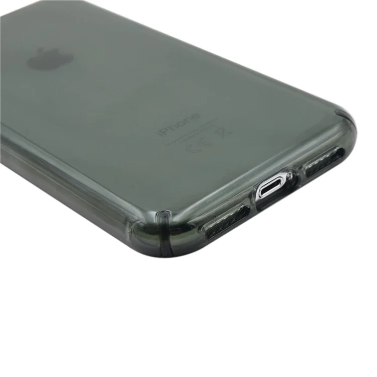 Black - For iPhone X Clear PC TPU Hybrid Mobile Phone Cover Case