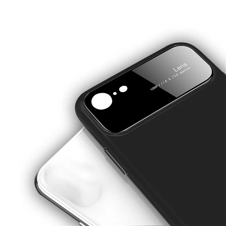 NXE Acrylic + PC Hybrid Back Mobile Case for iPhone 8 / 7 4.7 inch - Black