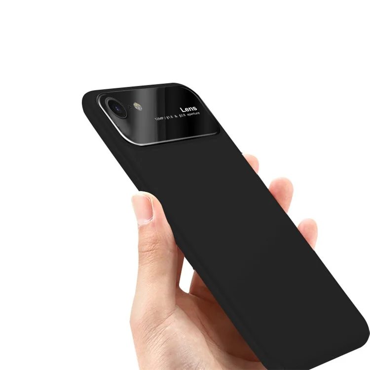 NXE Acrylic + PC Hybrid Back Mobile Case for iPhone 8 / 7 4.7 inch - Black