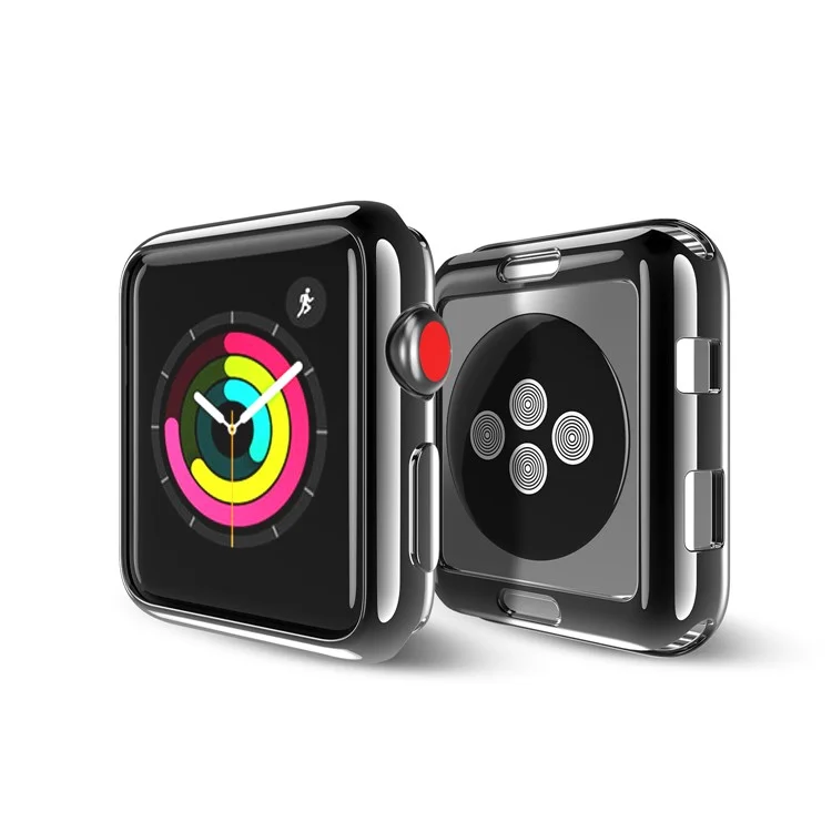 DUX DUCIS S Series Electroplating Soft TPU Protective Case for Apple Watch Series 3/2 38mm - Black