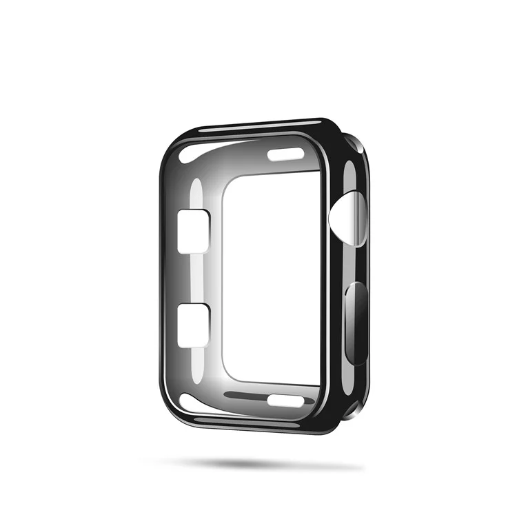 DUX DUCIS S Series Electroplating Soft TPU Protective Case for Apple Watch Series 3/2 38mm - Black