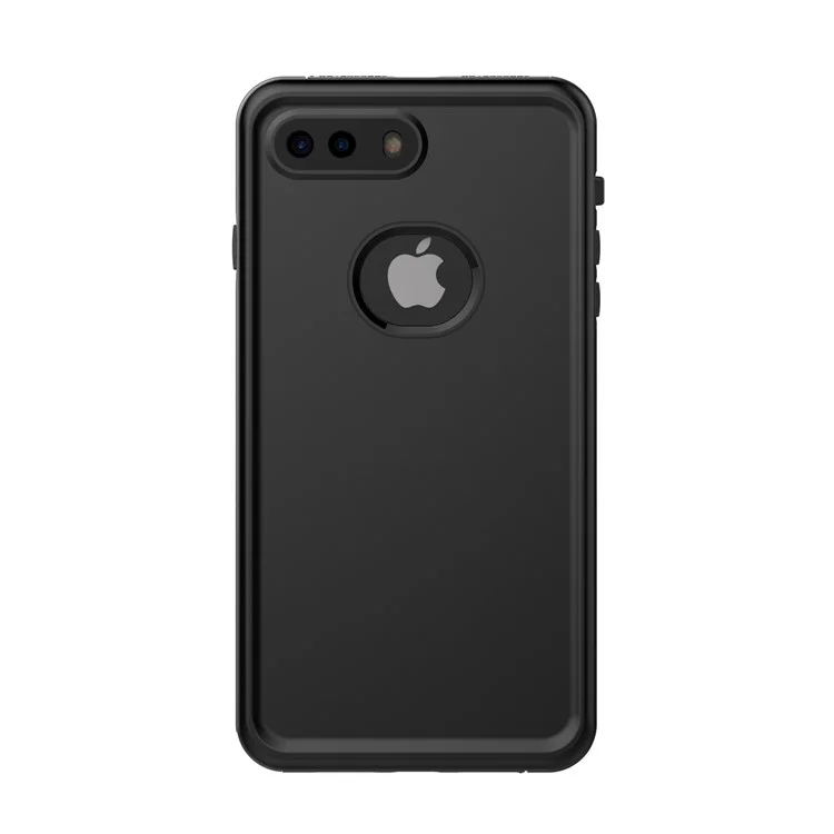 Dustproof Snowproof 6M Waterproof Dual Purpose Case for iPhone 8 Plus/7 Plus 5.5 inch - All Black