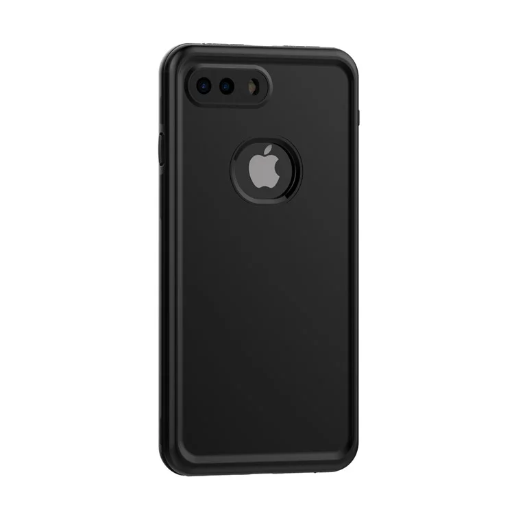 Dustproof Snowproof 6M Waterproof Dual Purpose Case for iPhone 8 Plus/7 Plus 5.5 inch - All Black