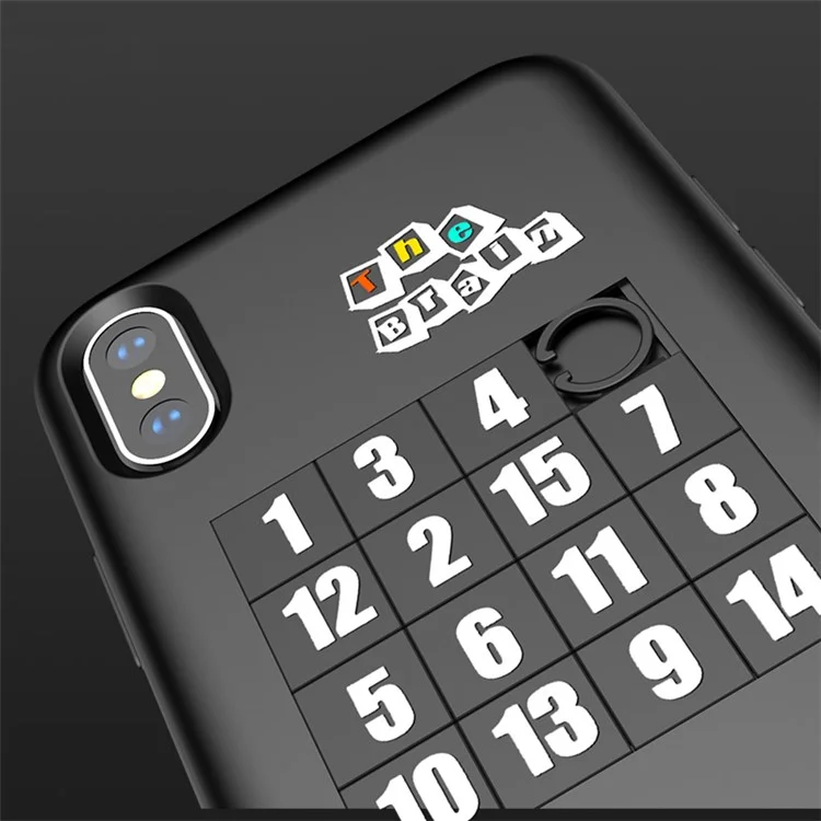 Numbers Pattern Hard Plastic Case for iPhone X