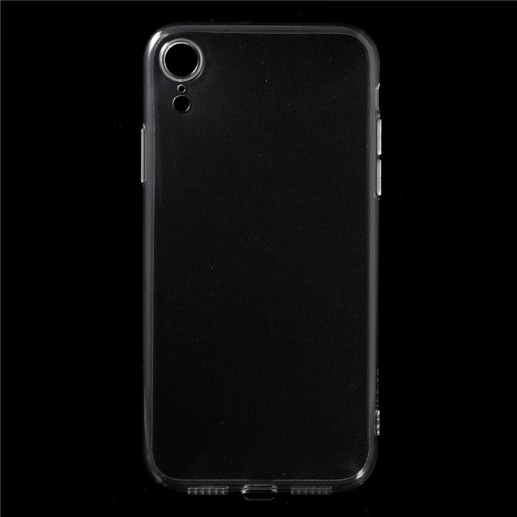 For iPhone 9 Clear TPU Phone Cover Case with Non-slip Inner - Transparent