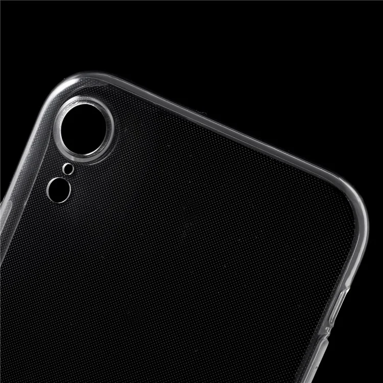 For iPhone 9 Clear TPU Phone Cover Case with Non-slip Inner - Transparent
