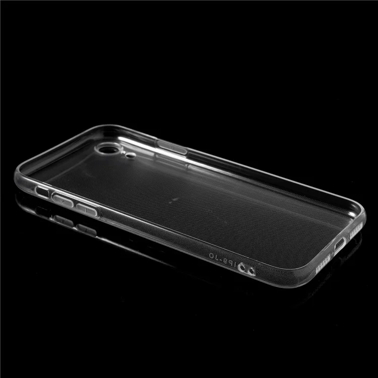 For iPhone 9 Clear TPU Phone Cover Case with Non-slip Inner - Transparent