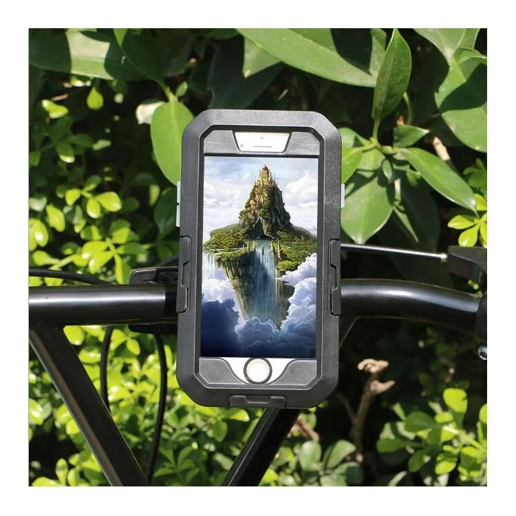 For iPhone X 5-in-1 IPX8 10m ABS Waterproof Case + Bike Mount + Wrist Strap + Neck Lanyard + Carabiner