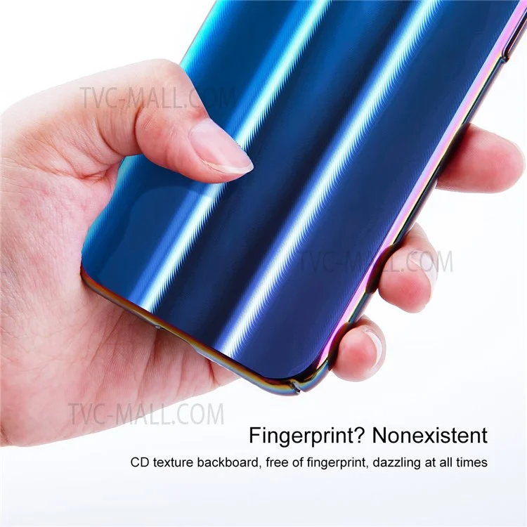 BASEUS Aurora Series Electroplating Hard Plastic Shell for iPhone X - Blue