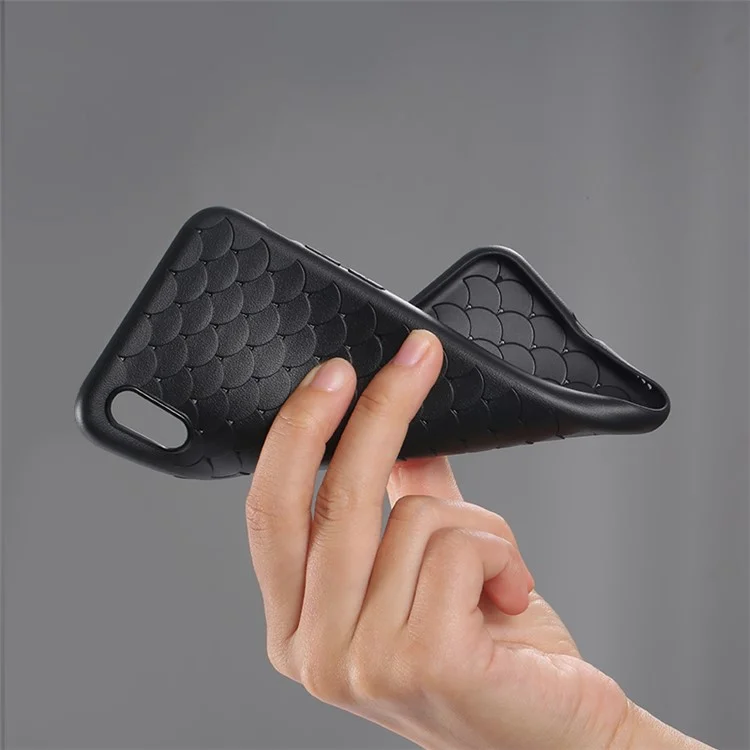 BENKS 3D Cloud Series Breathable TPU Gel Cover for iPhone X - Black