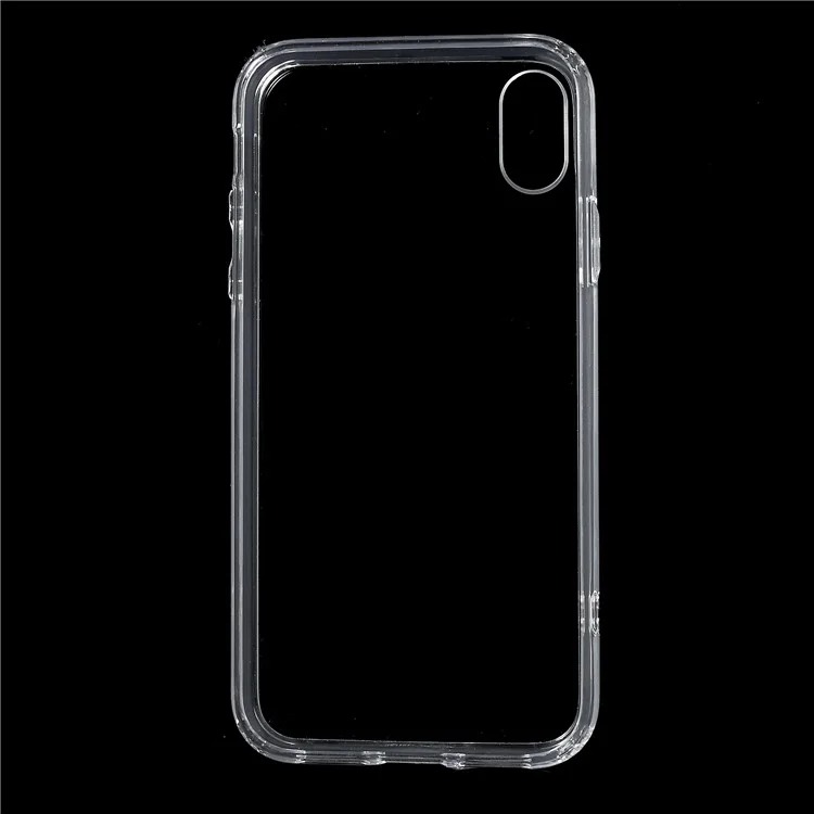 Crystal Clear Acrylic + TPU Hybrid Shell Cover for iPhone 9